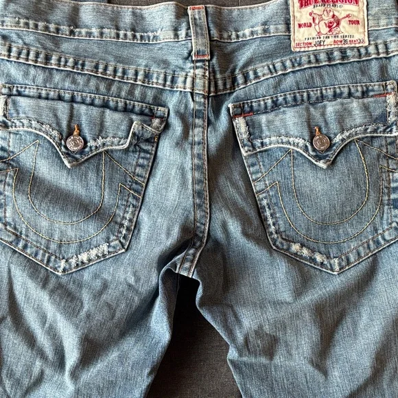 True Religion Men's Light Blue Straight Jeans - Picture 7 of 10